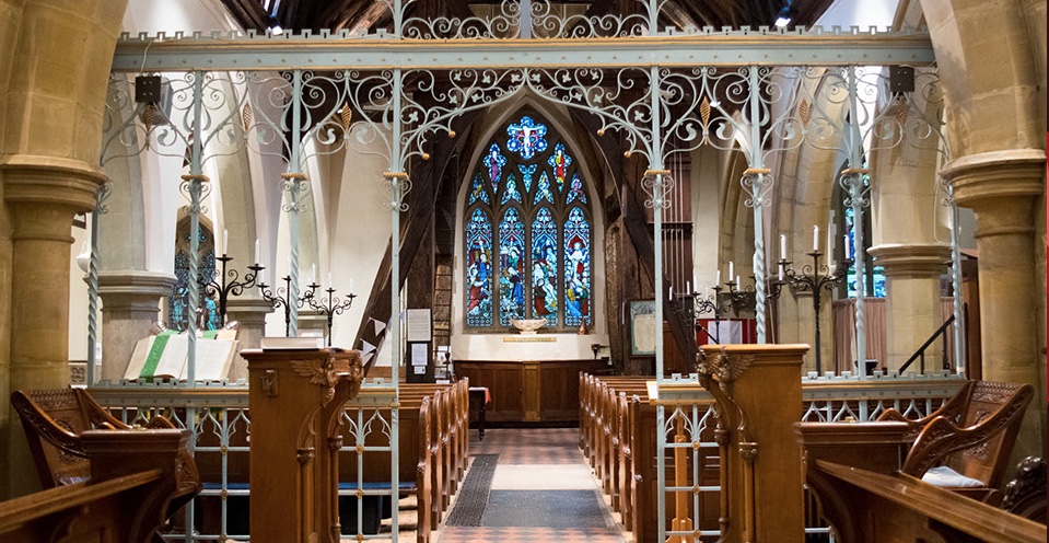 SP chancel to west