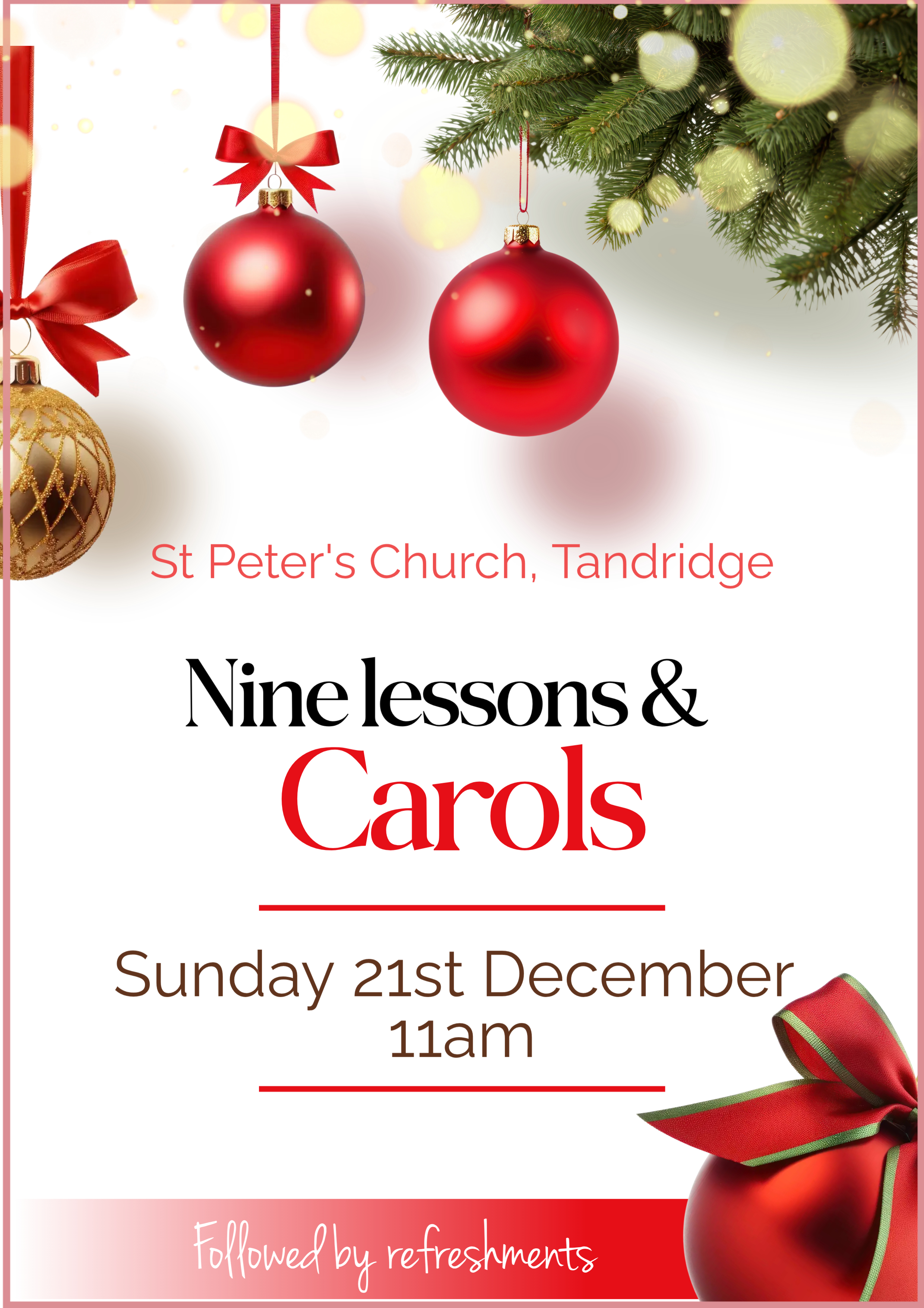 2025 Nine Lessons  Carols